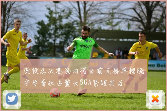 现役总决赛场均得分前五榜单揭晓字母哥独占鳌头SGA紧随其后
